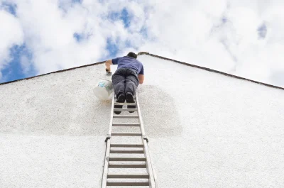 Peinture extérieure à Cravant — façades et ravalement